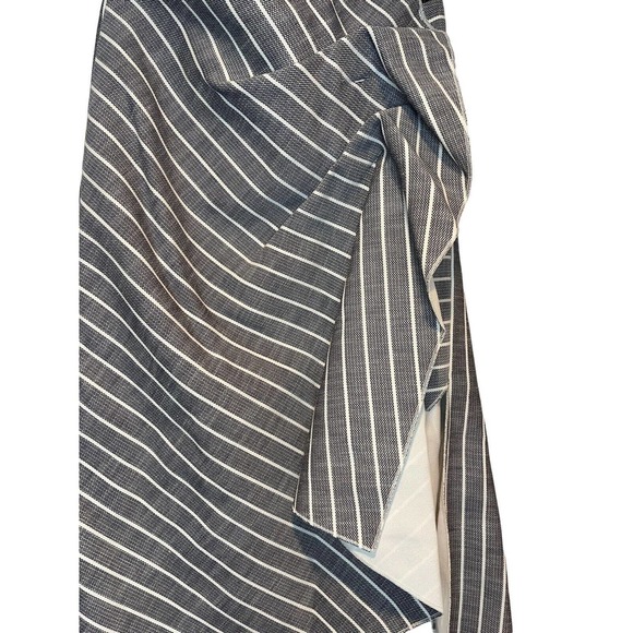 ACLER Skirt Womens 4 Long Designer Classic Black White High Low Wrap Luxury - Picture 5 of 9